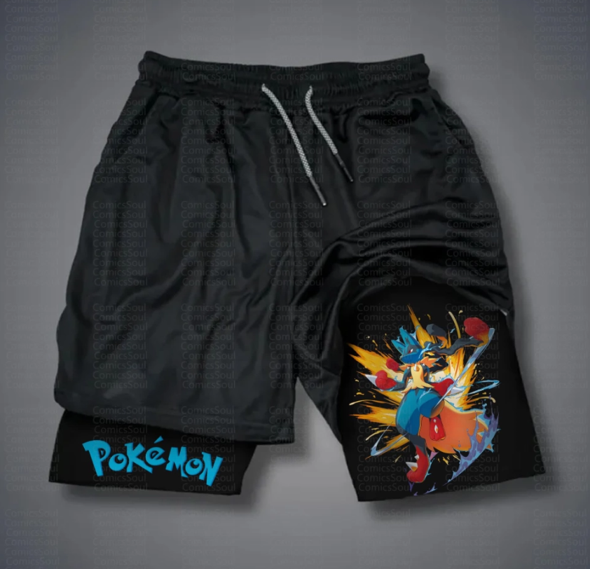 Badminton Tv - Official Pokémon Anime Collaboration Sports Shorts