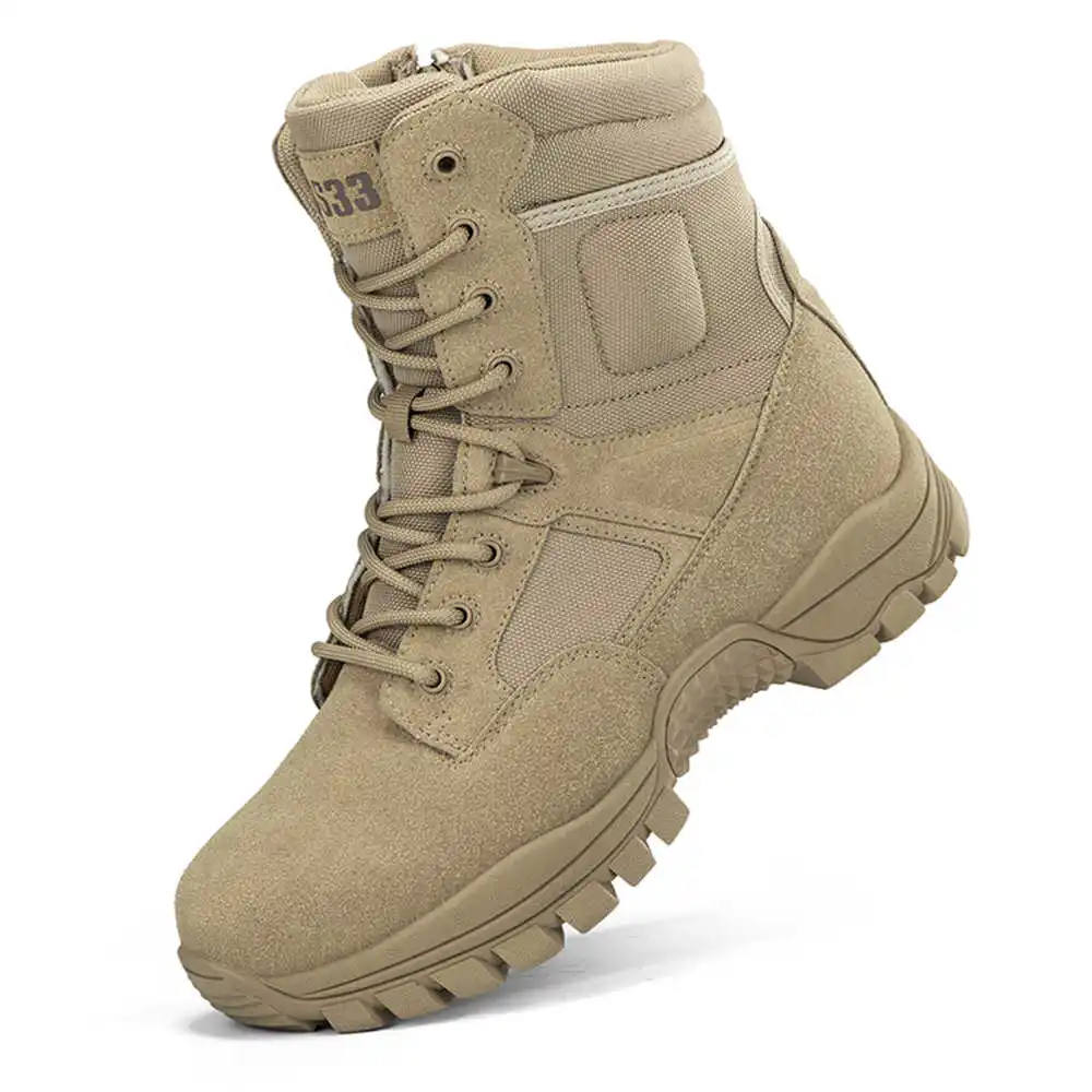 Badminton Vietnam - Nonslip Genuine Leather Hiking Boots Designer