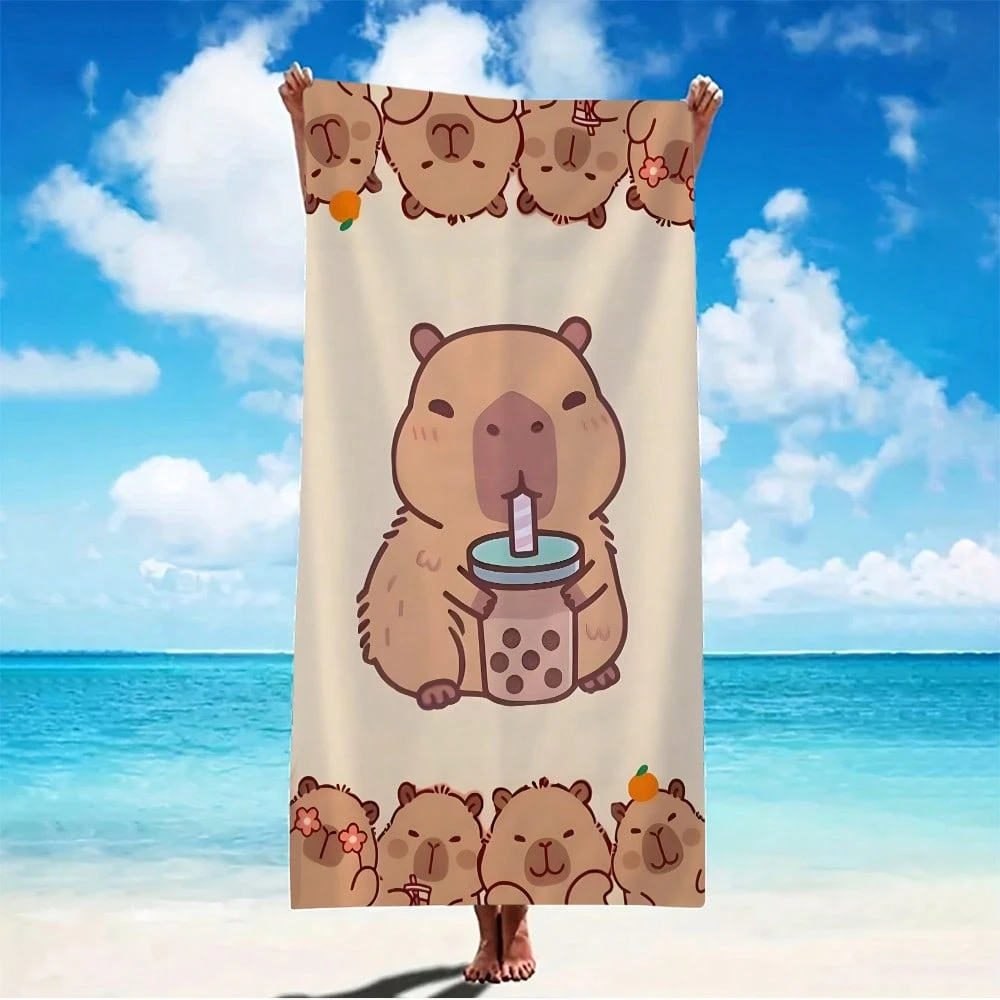 Sweet Capibara Beach Towel Qui – Towel Small Sport Bewertung und Preis