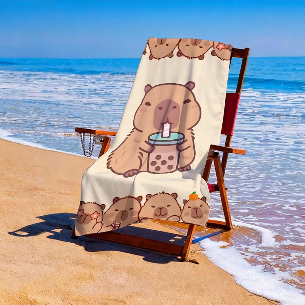 Sweet Capibara Beach Towel Qui – Towel Small Sport Bewertung und Preis