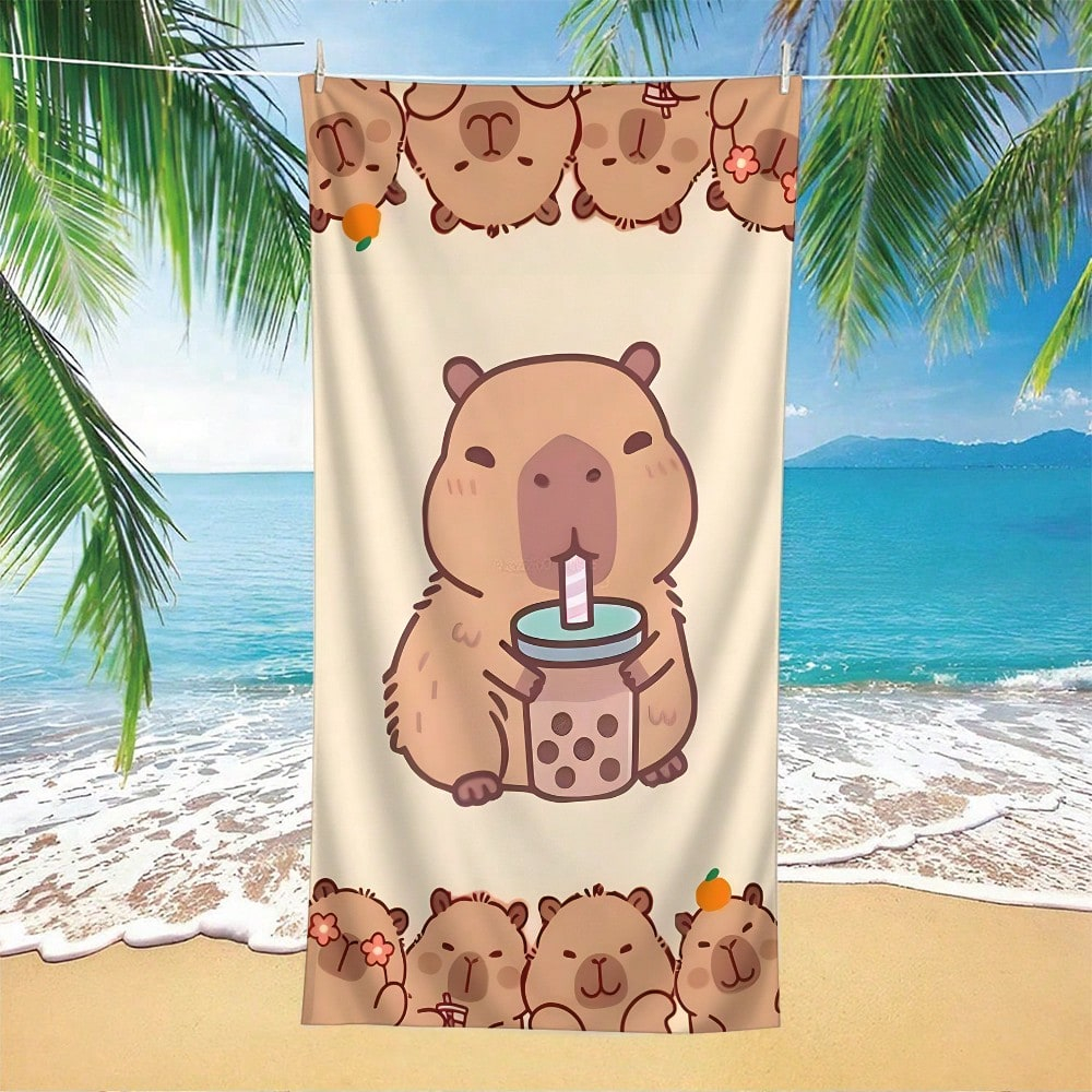 Sweet Capibara Beach Towel Qui – Towel Small Sport Bewertung und Preis