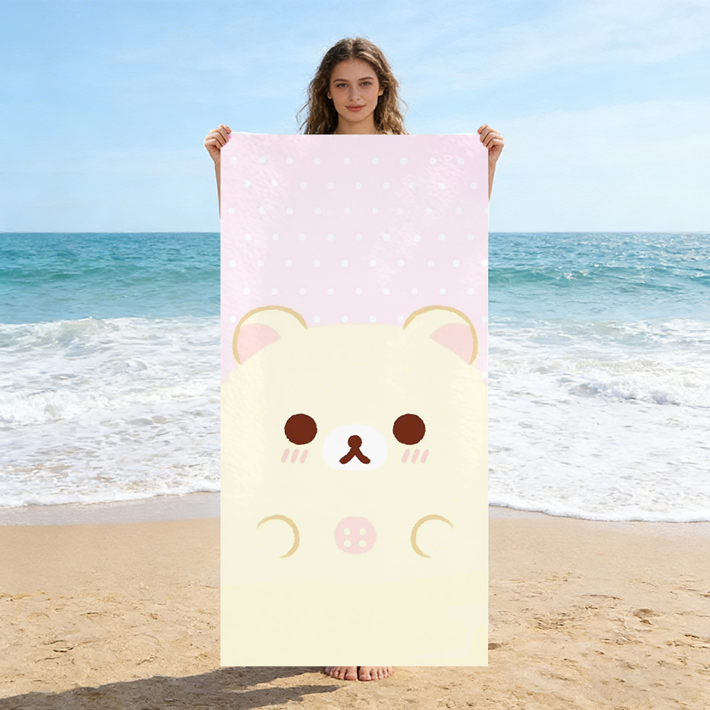 Cartoon Funny Bear Beach Towel – Towel Small Sport Bewertung und Preis