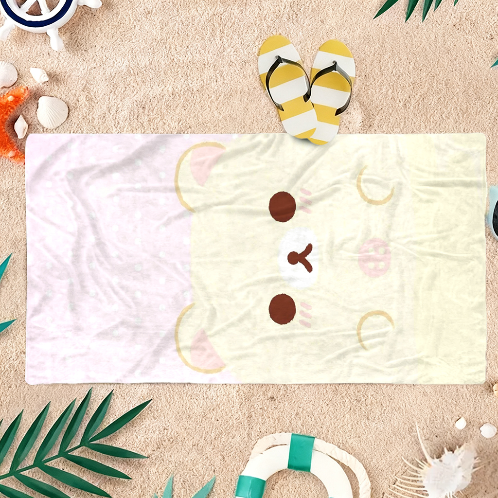 Cartoon Funny Bear Beach Towel – Towel Small Sport Bewertung und Preis