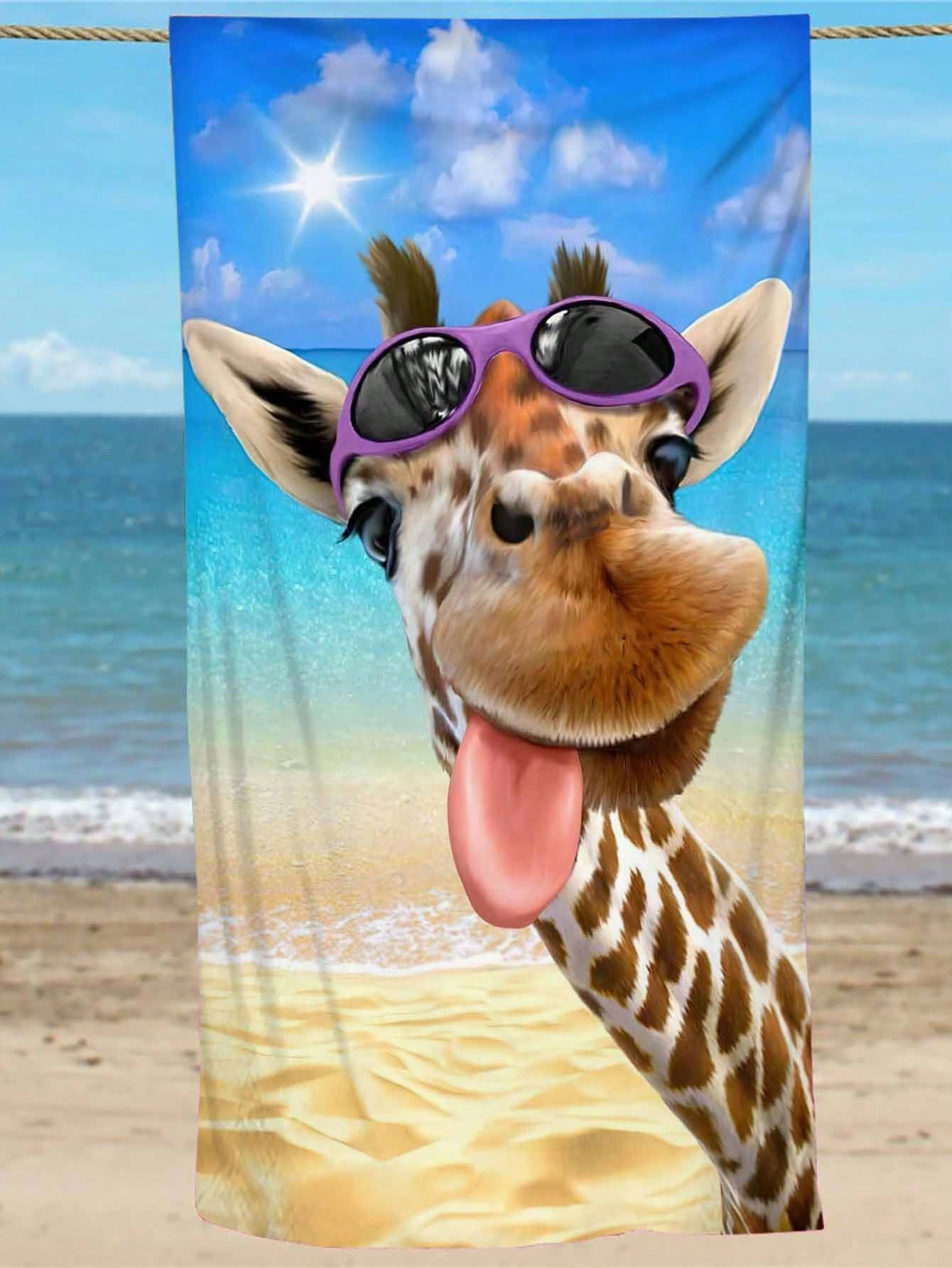 Funny Giraffe Beach Towel Quic – Towel Small Sport Bewertung und Preis