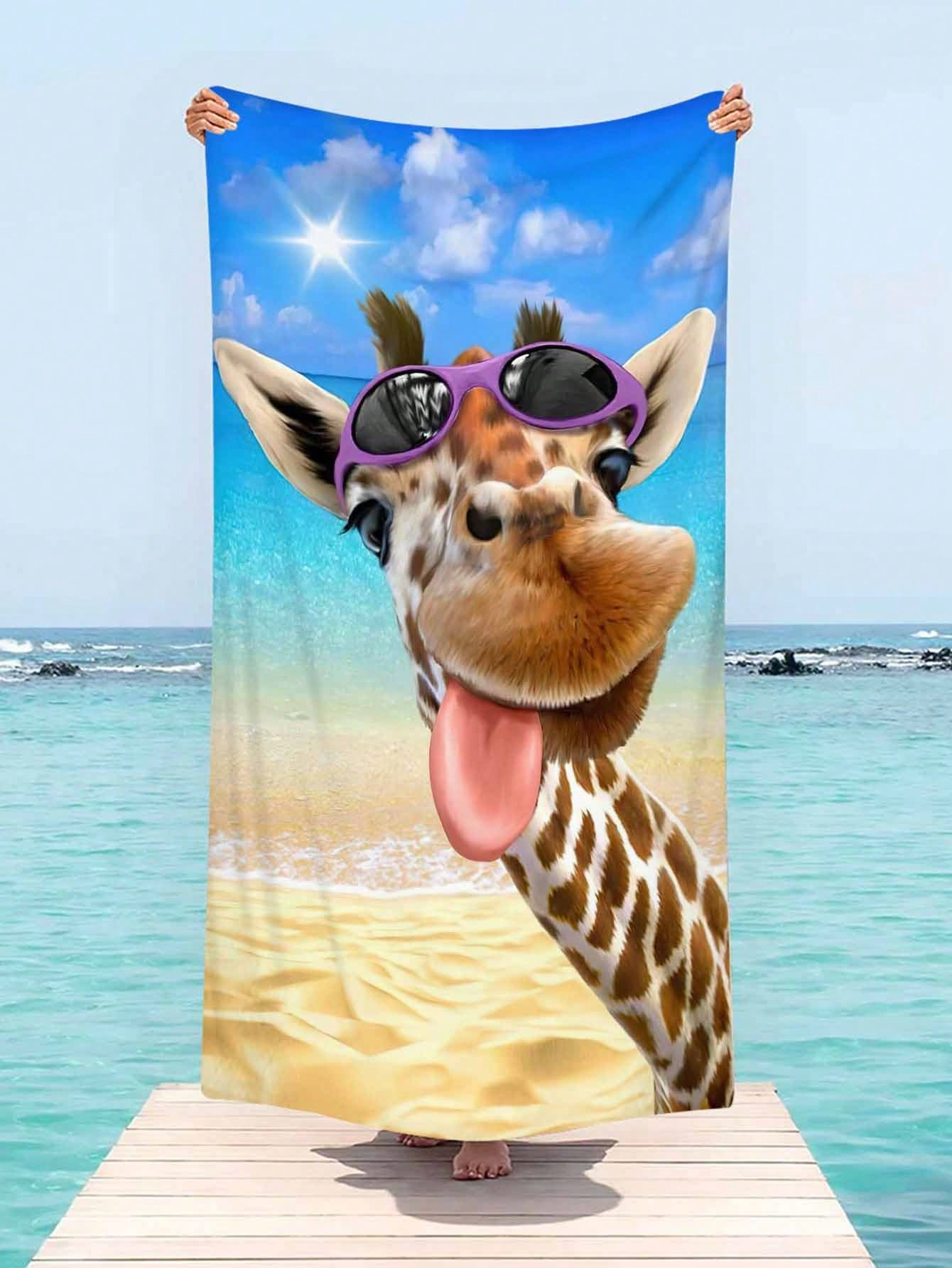 Funny Giraffe Beach Towel Quic – Towel Small Sport Bewertung und Preis