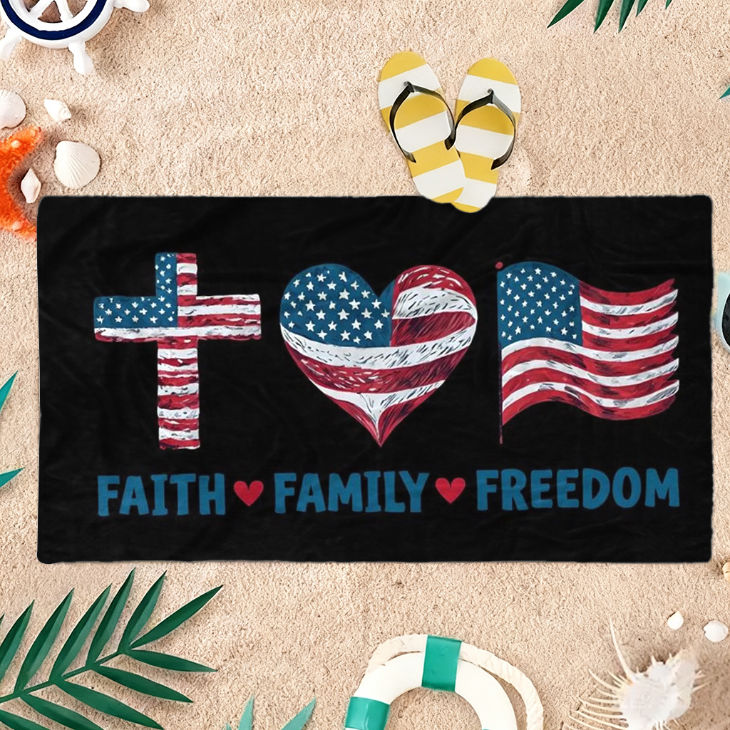 American Spirit Freedom Beach  – Towel Small Sport Bewertung und Preis
