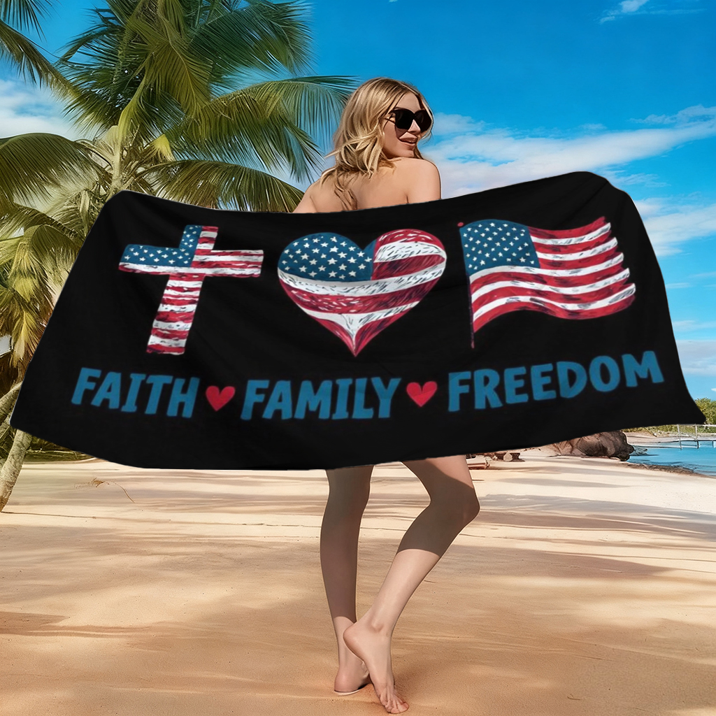 American Spirit Freedom Beach  – Towel Small Sport Bewertung und Preis