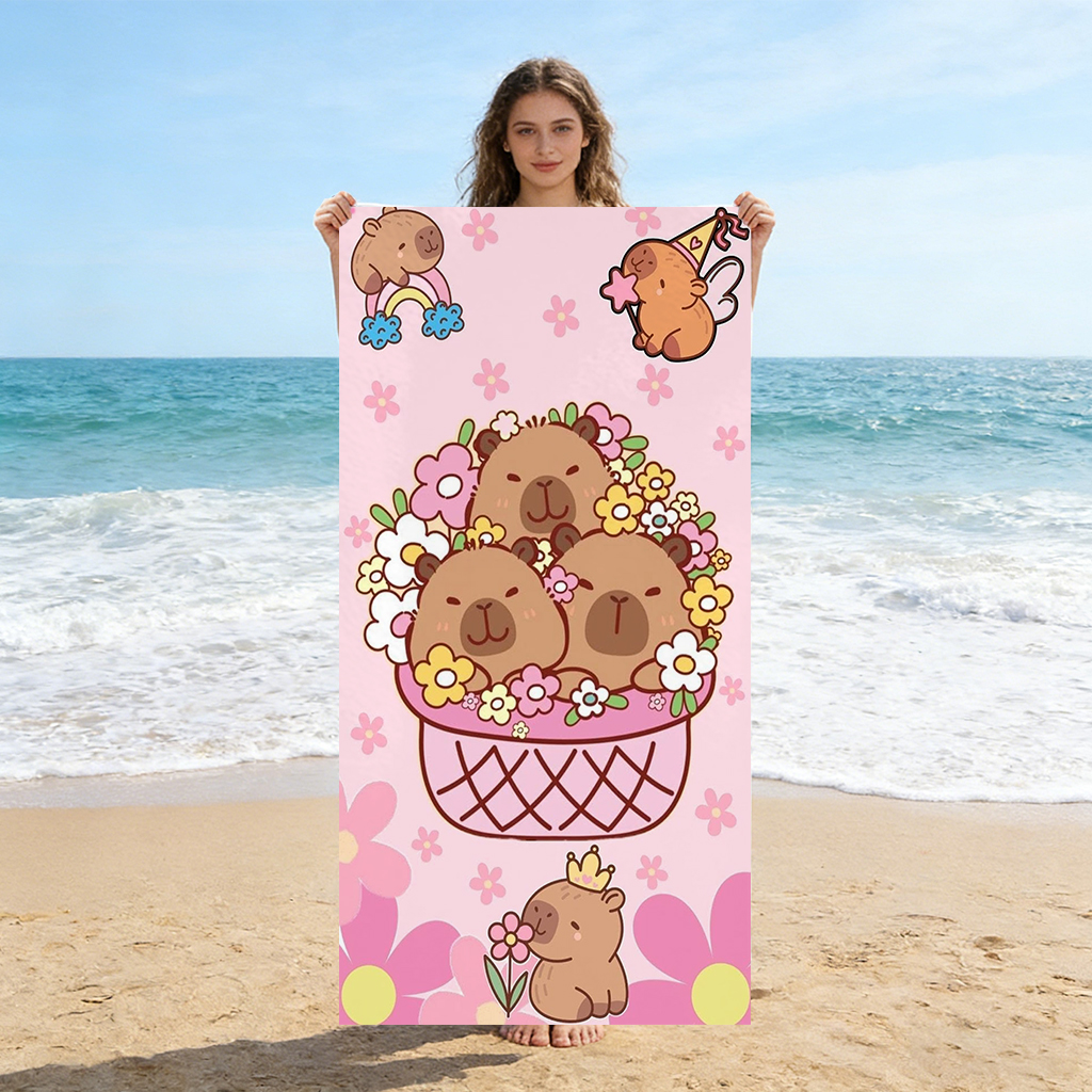 Capybara Cartoon Beach Towel Q – Towel Small Sport Bewertung und Preis