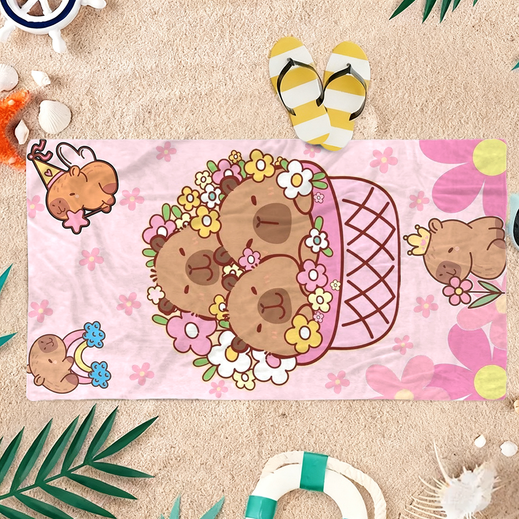 Capybara Cartoon Beach Towel Q – Towel Small Sport Bewertung und Preis