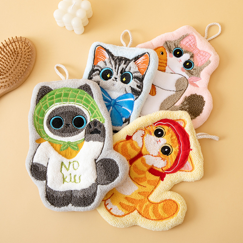 Cute cat hand towel hanging ty – Towel Small Sport Bewertung und Preis
