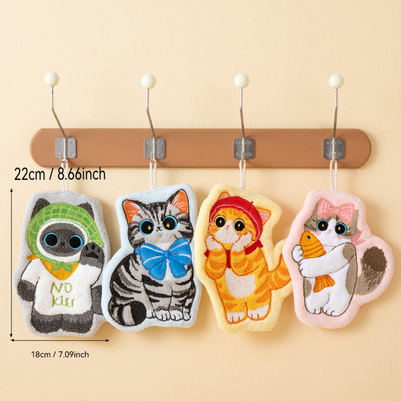 Cute cat hand towel hanging ty – Towel Small Sport Bewertung und Preis