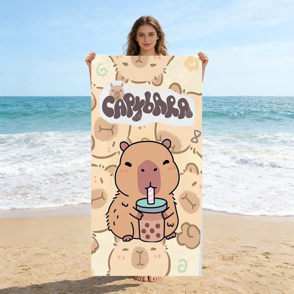 Capybara Cartoon Beach Towel Q – Towel Small Sport Bewertung und Preis