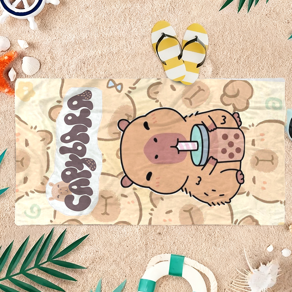 Capybara Cartoon Beach Towel Q – Towel Small Sport Bewertung und Preis