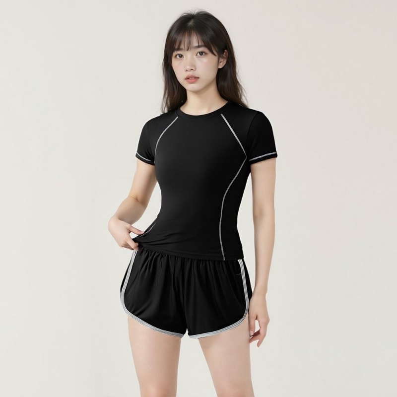 Women Quick Dry Contrast Pipin – Badminton China Bewertung und Preis