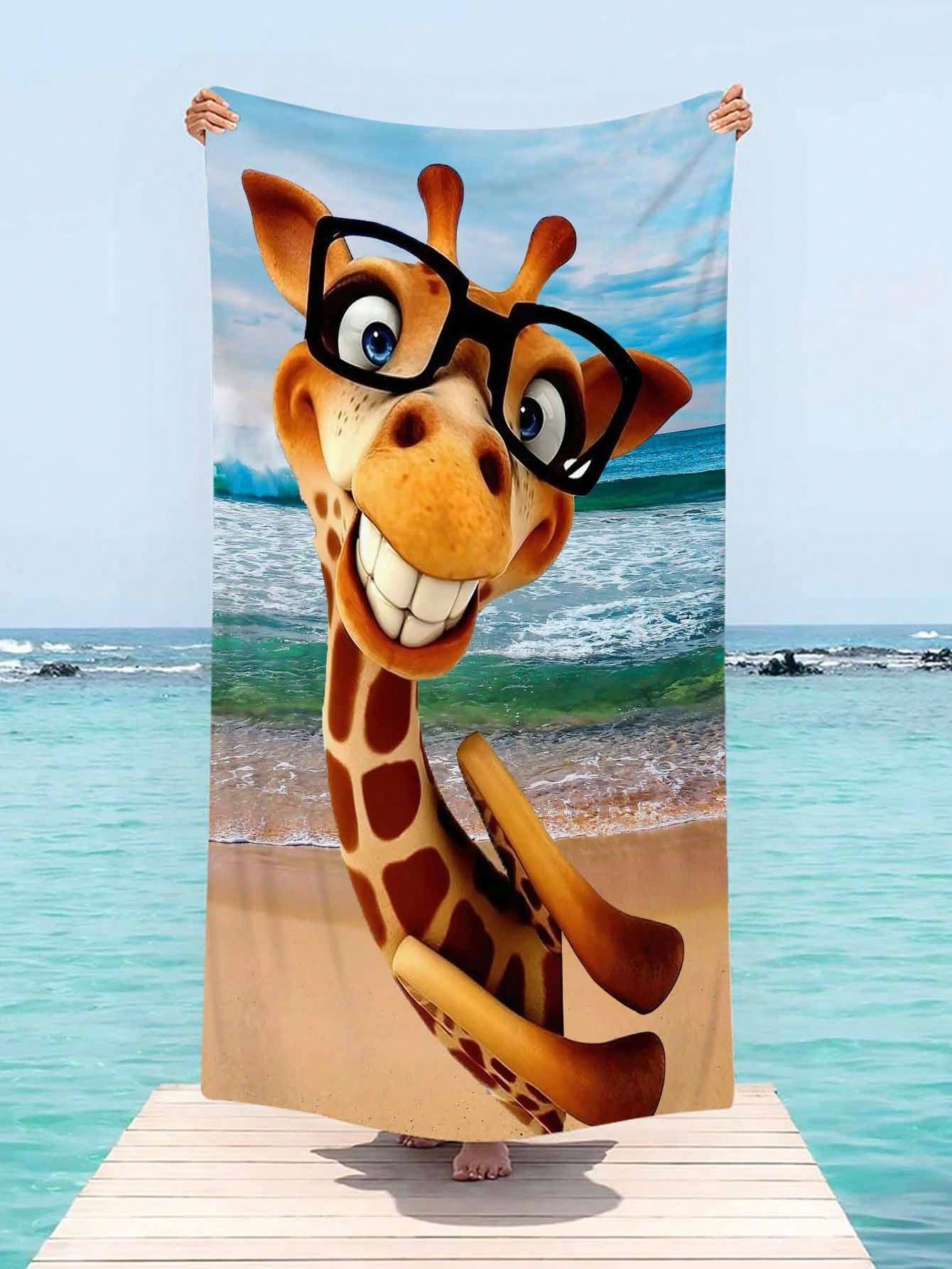 Cartoon Giraffe Beach Towel Qu – Towel Small Sport Bewertung und Preis