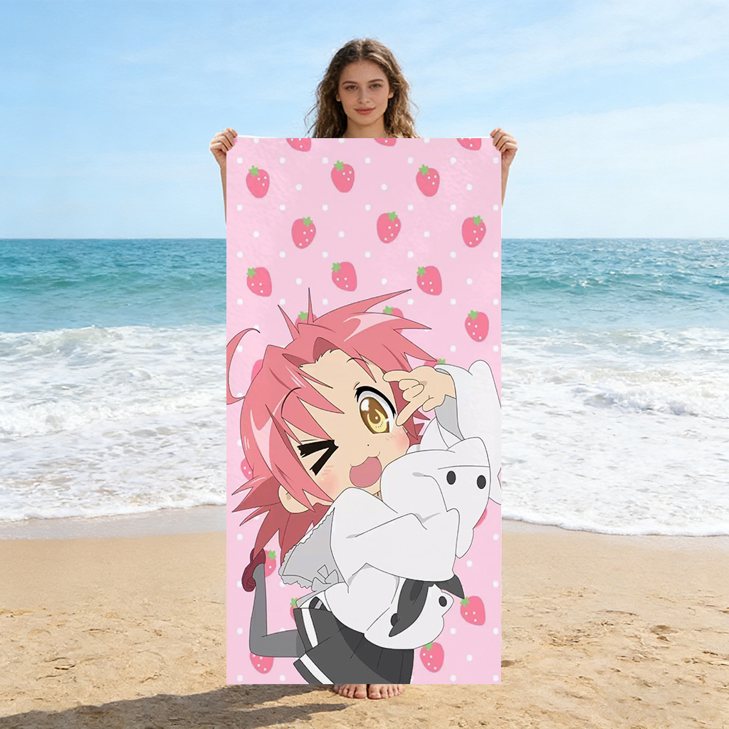1pc Anime Girl Beach Towel Sma – Towel Small Sport Bewertung und Preis