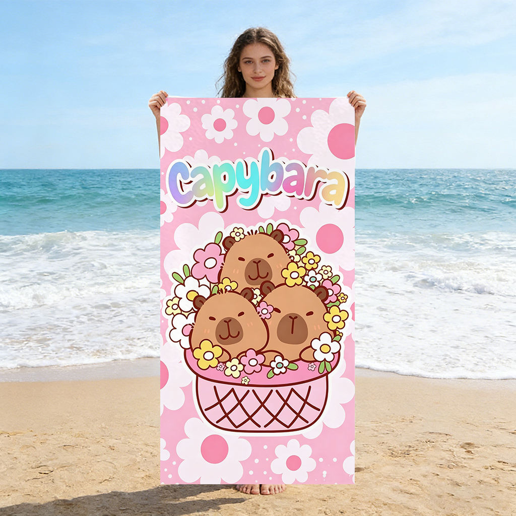 Capybara Cartoon Beach Towel Q – Towel Small Sport Bewertung und Preis
