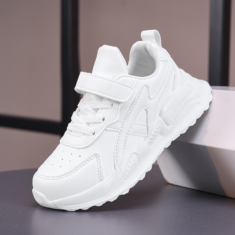 White Children's Leather Casua – Badminton Junior Bewertung und Preis